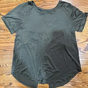 lululemon athletica Dark Green Short Sleeve Tee
